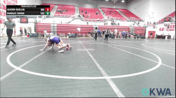 85-91 lbs Rr Rnd 5 - Alicen Quillin, Chickasha Youth Wrestling vs Paisley Jones, Tecumseh Youth Wrestling