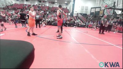 110-120 lbs Consi Of 4 - Waylon Garza, Ponca City Wildcat Wrestling vs Jared Smith, Tonkawa Takedown Club