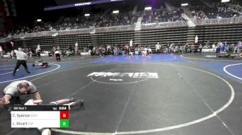 78 lbs Rr Rnd 1 - Cooper Spence, Cody WC vs Liam Stuart, Top Of The Rock WC