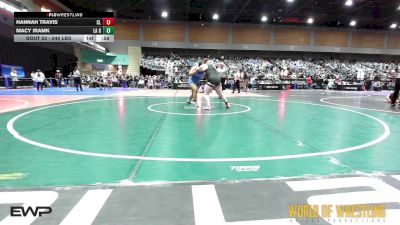 240 lbs Consolation - Hannah Travis, Central Linn vs Macy Iramk, La Grande Girls