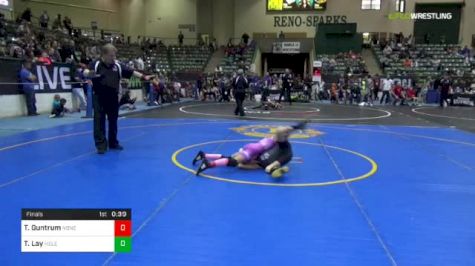 65 lbs Final - Talea Guntrum, None vs Taylor Lay, Helena Wrestling Club