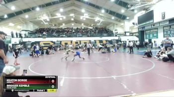 70 lbs Semifinal - Keaton Borge, Emmett vs Bridger Kemble, Middleton