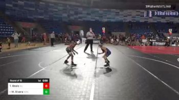 66 lbs Round Of 16 - TeÕJon Beals, T4L Harvey Twisters vs Mason Rivera, Topeka Blue Thunder