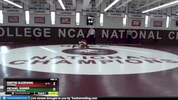 141 lbs Quarterfinal - Griffin Slezewski, Augsburg vs Michael Rainer, Nebraska Wesleyan