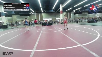 126 lbs Consi Of 16 #2 - Izak Saenz, Grind Wrestling Club vs Elias Cordova, Ryse Wrestling Club