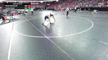 D1-113 lbs Cons. Round 1 - Miles Michalak, New Berlin West/Eisen. vs Elijah Knox, Milw. Hamilton/Audobon Tech.