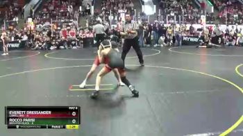 72 lbs Quarterfinals (8 Team) - Rocco Parisi, Brighton Black vs Everett Dressander, Lowell Red