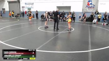 81 lbs Quarterfinal - Maya Iverson, Bethel Freestyle Wrestling Club vs Annabelle Conant, Marathon Wrestling Club