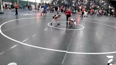 85-93 lbs Round 1 - Aleigha Thompson, Norfolk Jr Wrestling vs Natalie Bernshausen, FoxFit