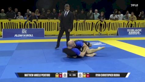 Ryan Christopher Busha vs Matthew Angelo Pickford 2025 Pan IBJJF Jiu-Jitsu No-Gi Championship