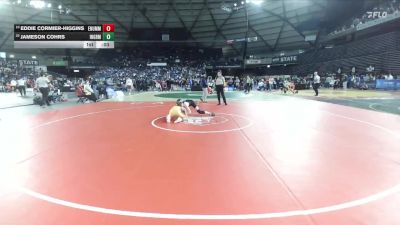 Boys 3A 144 lbs Cons. Round 4 - Jameson Cohrs, Ingraham vs Eddie Cormier-Higgins, Enumclaw