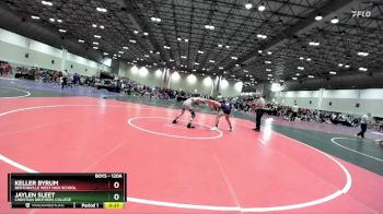 120A Champ. Round 1 - Keller Byrum, Bentonville West High School vs Jaylen Sleet, Christian Brothers College