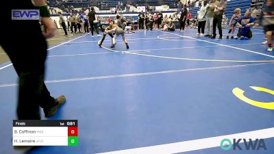 49 lbs Final - Bodee Coffman, Piedmont vs Hudson Lemaire, Jflo Trained