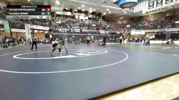 110 lbs Cons. Round 1 - Taylee Poppelreiter, St.Marys Hs vs Claudia Grimm, Sabetha Hs