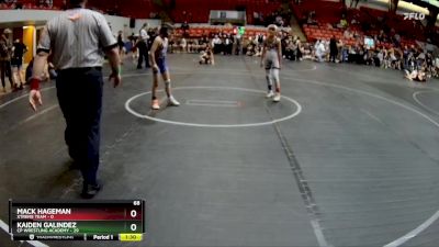 68 lbs Round 4 (8 Team) - Kaiden Galindez, CP Wrestling Academy vs Mack Hageman, Xtreme Team