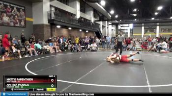 142 lbs Round 3 (6 Team) - Mattie Papenthien, Wisconsin vs Amitria Mcnack, Missouri Gold