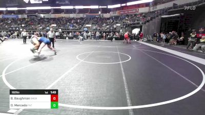 192 lbs Round Of 16 - Brody Baughman, Southmoore SaberCats Wrestling vs David Mercado, Florida National Team