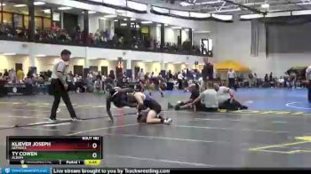 141 lbs Cons. Round 2 - Kliever Joseph, Defiance vs Ty Cowen, Albion