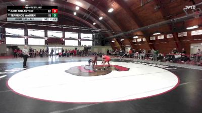 141 lbs Cons. Round 2 - Jude Bellantoni, RIT vs Terrence Walden, Utica