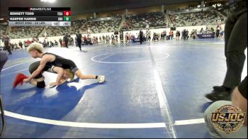 58 lbs Consi Of 8 #2 - Bennett Todd, Texas Elite Wrestling vs Harper Harris, Shelton Wrestling Academy