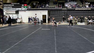 133 lbs Round Of 16 - Logan Mueller, Gardner-Webb vs Jake Crapps, Army