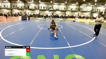 130A lbs Rr Rnd 1 - Michael Lopez Jr., Blackfox Wrestling vs Luke Lilledahl, X-calibur Athletics Wc