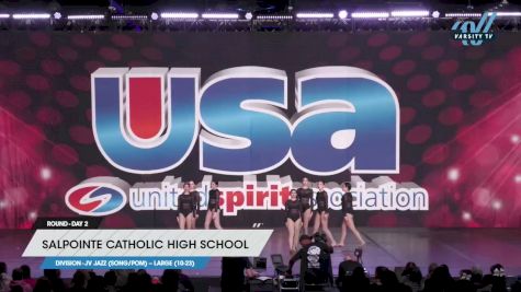 Salpointe Catholic High School - JV Jazz (Song/Pom) -- Large (10-23) [2023 JV Jazz (Song/Pom) -- Large (10-23) Day 2] 2023 USA Spirit & Junior Nationals/Collegiate Championships