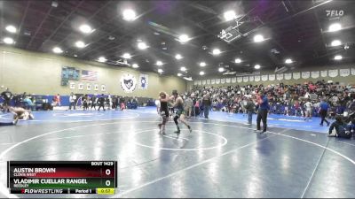 150 lbs Cons. Round 5 - Vladimir Cuellar Rangel, Reedley vs Austin Brown, Clovis West