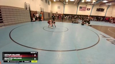 81-90 lbs Round 3 - Braxton Williams, Fort Collins vs Arthur Hilliard, Lingle-Ft. Laramie/Southeast