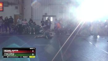 96 lbs Round 1 - Michael Santos, Diamond Fish vs Tygh Coyle, PA Alliance White