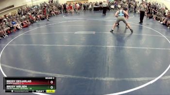 160 lbs Round 3 (6 Team) - Brody Nielsen, South Dakota Lightning vs Brody Desjarlais, North Dakota 2
