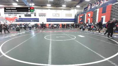 132 lbs Cons. Round 6 - Noah Reese, San Clemente vs Kasen Thach, Eleanor Roosevelt