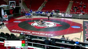 184 lbs Finals (2 Team) - Triston Wills, Little Rock vs Caleb Roe, Presbyterian College