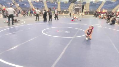 54 lbs Rr Rnd 5 - Averie Cortez, U-Town Hammers vs Nayelli Romero, Salem Elite