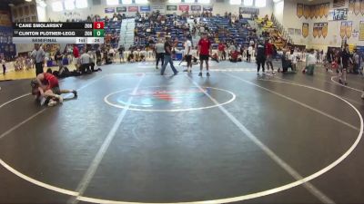 138 lbs Semifinal - Cane Smolarsky, Camden County Outsiders vs Clinton Plotner-Legg, LHP