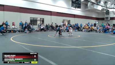 55-59 lbs Round 3 - Rease Pugh, Webo Youth WC vs Emmanuel Dorsett, North Hardin WC