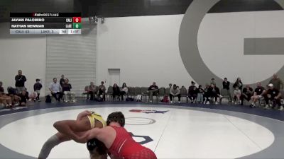 139 lbs Round 5 (6 Team) - Nathan Newman, Lake Wrestling Club vs Javian Palomino, California Black