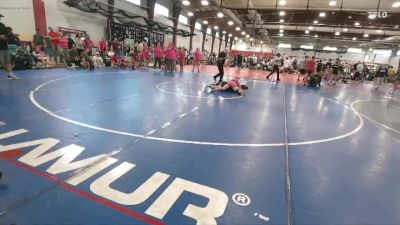 127 lbs Round 3 (6 Team) - Teegan Shuman, Eagles Nest Wrestling Club vs Macy Doxstader, Crown City Queens Blue