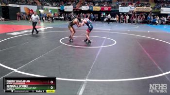 119 lbs Cons. Round 3 - Kendall Wyble, Student Wrestling Development Program vs Brody Bingaman, North Pole Patriots