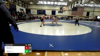 285 lbs Round Of 16 - Trevor Bowen, Worcester Polytechnic vs Timothy Glynn, Trinity