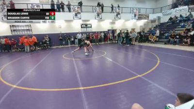 126 lbs Cons. Semi - Braeden Curtis, Powell Middle School vs Douglas Lewis, Riverton Middle School