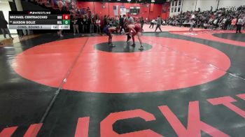 165 lbs Cons. Round 3 - Jaxson Soliz, MOLINE vs Michael Centracchio, Niles (NOTRE DAME)