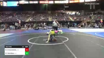 88 lbs Quarterfinal - Matthew Krawczenko, Lions Wrestling Club vs Moses Mendoza, Daniel Cormier Elite