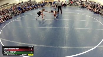 75 lbs Round 2 (6 Team) - Case Christensen, Utah vs Alijah Weimer, Kansas Cobras