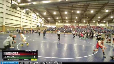 77 lbs 1st Place Match - Dillon Wright, Stout Wrestling Academy vs Jt Walker, Nevada Elite Wrestling