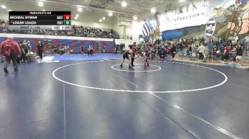 120 lbs Champ. Round 1 - Micheal Nyman, Kootenai vs Logan Loaiza, Post Falls