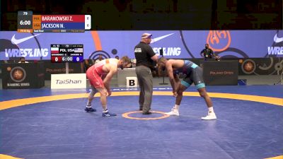 92 kg Semifinal - Zbigniew Baranowski, POL vs Nathan Jackson, USA