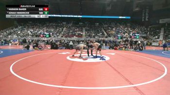 3A-120 lbs Semifinal - Jonas Hendricks, Torrington vs Hudson Baker, Rawlins