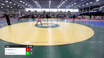 75 lbs Quarterfinal - Maddox Mehalic, All American Wrestling Club vs Max Lindquist, Team Shutt Bowman