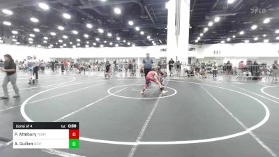 98 lbs Consi Of 4 - Payson Attebury, Team Grand Valley Elite vs Alexander Guillen, Scotsmen WC